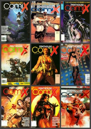 Penthouse Comix №01-33. Американские комиксы для взрослых